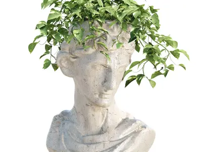 Greek Sculpture Planter Vol 334  3D model
