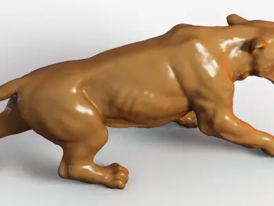 Sabre Tooth Tiger 3D model