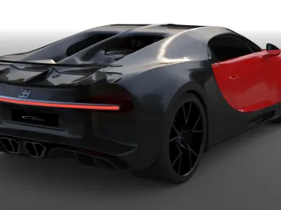 Bugatti Chiron 3D model get