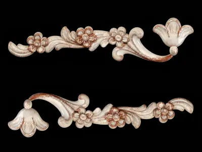 Classic carved 090 3D model