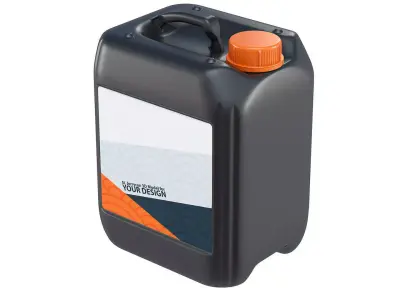 5L Plastic Jerrycan 3D model