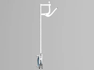 luxury diamond earring je0041 3D print model