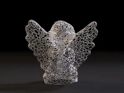 Angel statue 3D print model