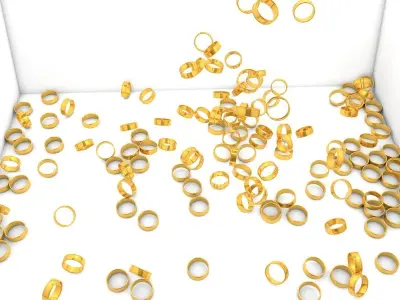Ring gold Free 3D model
