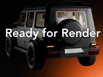 Mercedes - Benz G Wagon with HD Interior 3D model