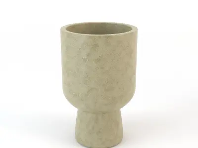 Plant Pot SOLVI - D25xH40cm - JYSK Low-poly 3D model