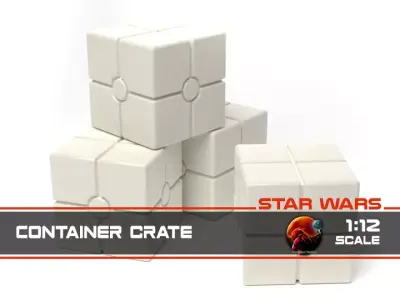 Star Wars container crate Free 3D print model