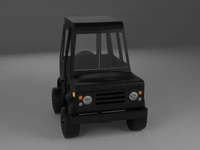 Blender toy car 3d model Low-poly 3D model