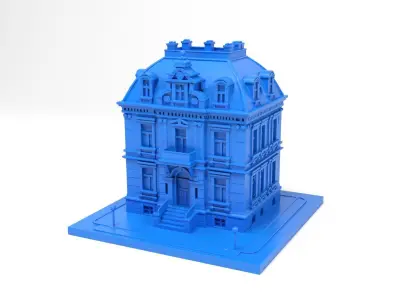 European Building 3D print model