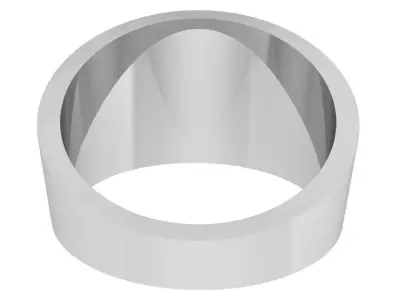 S Letter Diamond Ring 3758 3D print model