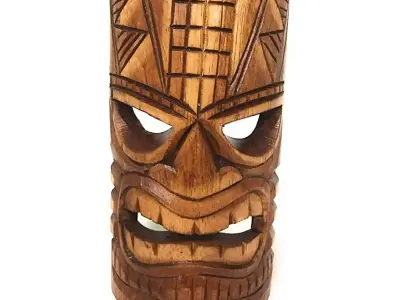 Wooden Mask  I PBR Model 3D model 3D model