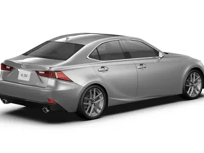 2014 Lexus IS350 3D model