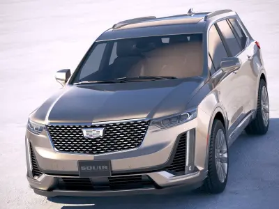 Cadillac XT6 CG 2020 3D model