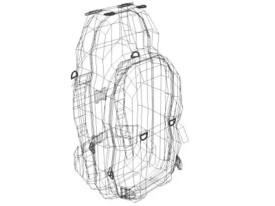 Backpack - Traveler 3D model