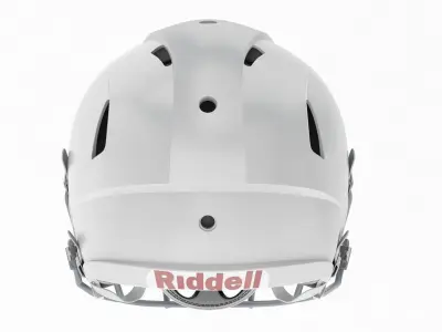 Riddell Victor Youth Football Helmet with Facemask 3D model