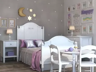 Kids Bedroom  3D model