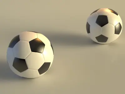 SPORT---SOCCER---Ball soccer ball Free low-poly 3D model