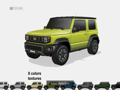 Off-Road 10 car colection 1 3D Model Pack
