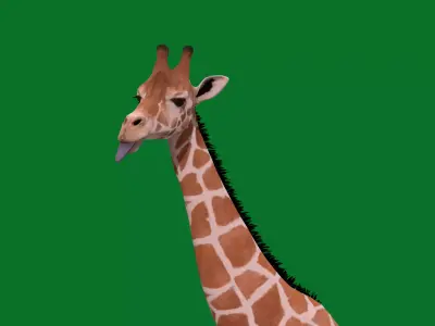 Reticulated Giraffe 3D model