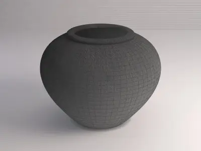CERAMIC VASE---Crater 3D model