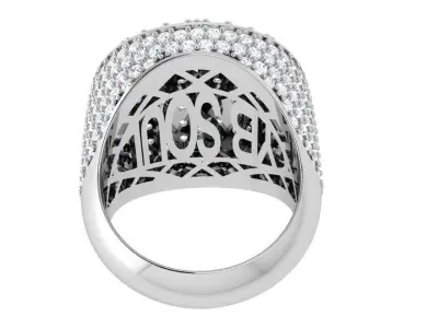 Round Diamond Ring 4603 3D print model