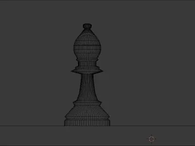 Chess Bishop  3D model