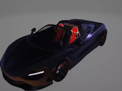 Mclaren 720s Spider 3D model