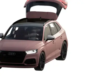 Audi SQ5 with interior 3D model