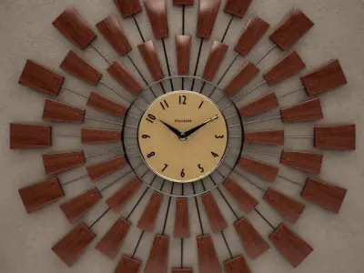 Darts Style Wall Clock 13 3D model