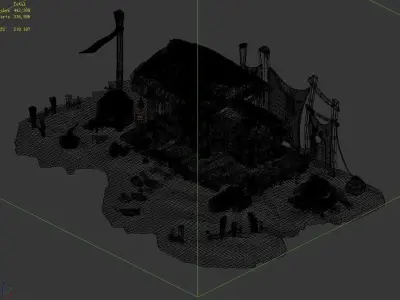 Game Kunlun Snow Mountain - House 75 3D model