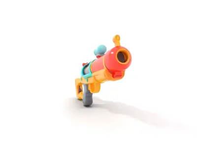 Vibrant Water Blaster model pack Low-poly 3D model