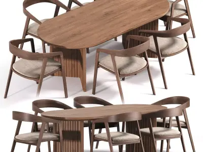 Italia Table 3D model