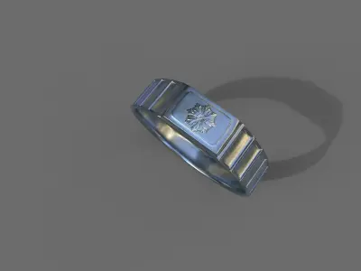 High-Quality 3D Ring Model Low-poly 3D model shop