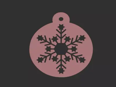 christmas tree ball decoration 3D print model