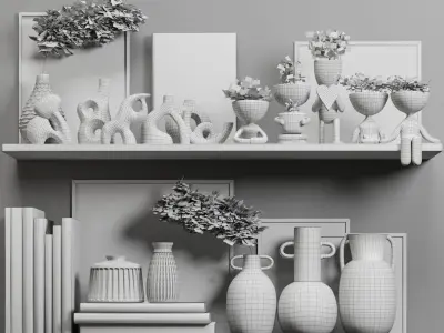 Decorative Set01 3D model