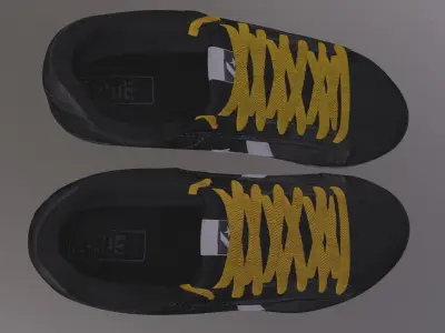 CONVERSE SHOES 2021 PBR Low-poly 3D model