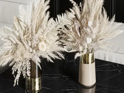 Flower Set 030 3D model