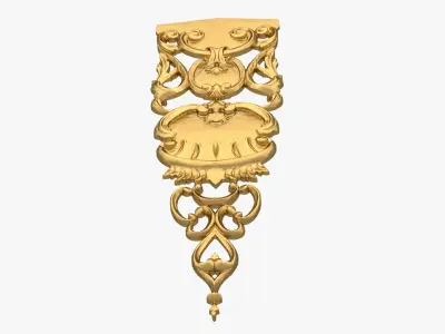 Classic decor ornament 272  3D print model