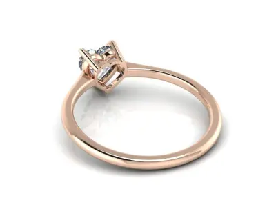 Heart Engagment Jewelry Ring 3 3D print model
