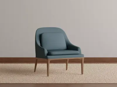 Wales Lounge Chair 3D model
