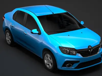 Renault Logan 2020 3D model