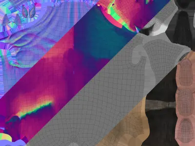 Horse Herd - Low poly animated game-ready Horse and  control rig Low-poly 3D model