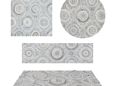 Rugs No 632 Low-poly 3D model