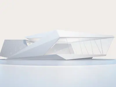 MM1 Design Lab Multi-purpose Space for Architectural Exploration Low-poly 3D model