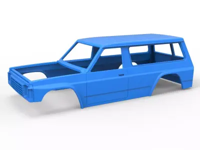 Shell of Uphill Sand Racing Dragster Version 3 Scale 1 to 25 3D print model