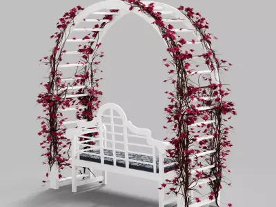 Bougainvillea - Gate Garden 3D model