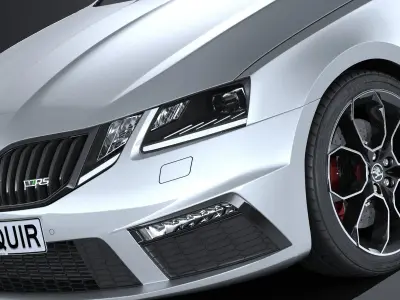 Skoda Octavia RS 2017 3D model