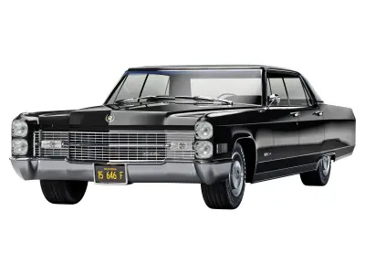 Cadillac fleetwood 1966 3D model