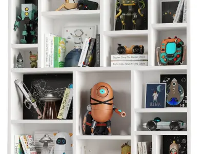 Children Room Set 6 Scifi Set 3D model