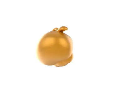 Print001 Bulldog Head Pendant 3D print model